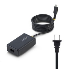 StarTech 65W USB-C Laptop Charger, Power Adapter Brick for 1