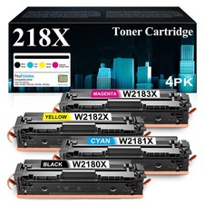 Compatible HP 218X Toner Cartridge with Chip 4PK for Pro MFP 3301/3201 Series picture
