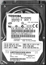 Toshiba MK1652GSX HDD2H03 B UK01 T 160GB Sata Hard Drive FOR PARTS ONLY picture