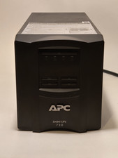 USED APC Smart-UPS 750 UPS SMT750 Tower UPS - 120V 500W 750VA - NO BATTERIES picture