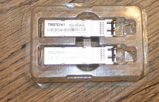 TRENDnet TEG-MGBSX 1.25G 850nm 0.55km Multi-Mode SFP Transceiver Module LOT of 2 picture