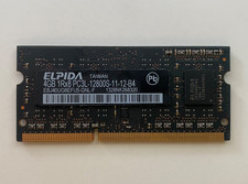 GENUINE Elpida 4GB 1Rx8 PC3L-12800S-11-12-B4 RAM Module EBJ40UG8EFU5-GNL-F picture