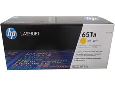 HP CE342A (651A) Hewlett Packard Yellow Toner Cartridge 13.5k Genuine OEM picture