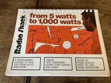 Vtg 1974 Radio Shack- Amateur Ham Radio Course From 5W-1000W Book picture