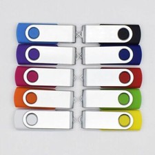 (5,10,50) X Wholesale Lot Metal USB Flash Drive Storage Memory Stick Fold U Disk picture