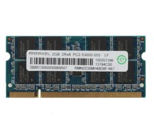 Ramaxel 2GB 2RX8 PC2-5300S Memory 1.8V DDR2 667Mhz Unbuffered RAM SODIMM Laptop picture