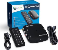 ClearClick AV to HDMI Converter 3.0 (Third Generation) - 1080P RCA or S-Video to picture