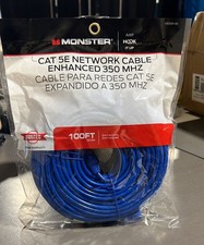 100’ Monster CAT 5E Network Cable Enhanced 350 MHZ 140269-00 NIB picture