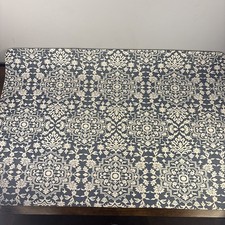Mousepad Floral Blue + White 30x20 Desk Mat picture