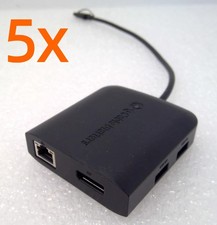 Lot of 5 Cable Matters 201046 USB-C Multiport Hub DP RJ45 USB 2.0 Port picture