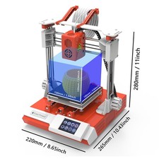 EasyThreed K6 3D Printer Desktop Printing Machine 100x100x100mm/4x4x4in GCII picture