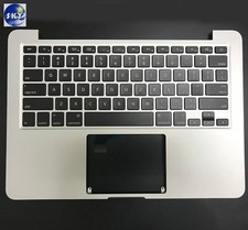 NEW Silver Palmrest Upper Case  Keyboard - MacBook Pro A1502 13.3