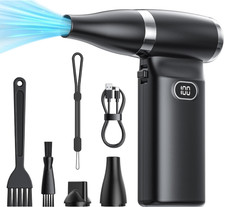 Soplador Aire Eléctrico Inalámbrico 60MPH Limpiador PC Teclado Auto Portátil picture