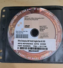 MIcrosoft Office 2007 Enterprise - DVD English picture