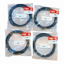 4-Pack RS Pro 557-036 Black Patch Cord Cat 5e New E48 picture