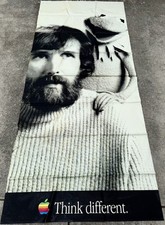 Jim Henson & Kermit the Frog Apple Think Different Campaign Vinyl Banner 49x115 picture