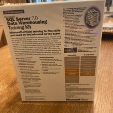 Vintage Microsoft SQL Server 7.0 Sealed Data Warehousing Training Kit Year 2000 picture