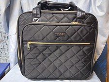 Ytonet Rolling Laptop Bag Women 17.3 Inch Rolling Briefcase Computer Bag Black picture