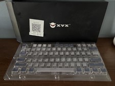 XVX 128pc Keycaps Cherry Profile Purple/White Clear Set NIB picture