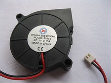8 pcs Brushless DC Blower Fan 5015S 5V 50x50x15mm Sleeve Bearing 2 Wire New picture