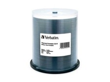 Verbatim CD-R 700MB 52X White Thermal Printable, Hub Printable - 100pk Spindle picture