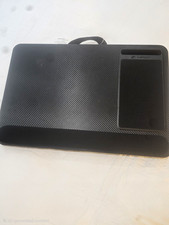 LapGear Black Padded Lap Desk Stand w/ Slot & Carry Handle, 21