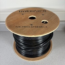 Outdoor Direct Burial dry Gel Tape cat5 cat5e BC-24AWG-4P Spool PROCAT5GELX Wire picture