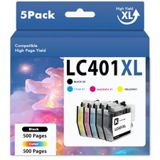 LC401XL Black Color Ink compatible for Brother MFC-J1010DW MFC-J1012DW J1170DW picture