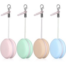 4Pcs Macaron Shaped Reusable Screen Cleaner Phone Wipes Assorted Color Pendant picture
