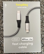 heyday FAST [PD] CHARGE Lightening to USB-C 6FT Braided Cable [PD/FAST CHARGE] picture