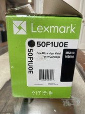 Lexmark ULTRA HIGH YIELD  (50F1UOE) Black Toner Cartridge MS410 415 510 610 picture
