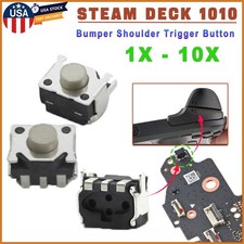 2x 10x Left Right Bumper Shoulder L1 R1 Trigger Button Switch TO Steam Deck 1010 picture