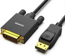 BENFEI 10ft DisplayPort to DVI Cable 30AWG Gold Plated  Black picture