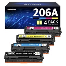 CMYBabee Compatible Toner Cartridge Replacement for HP High Yield (BCMY, 4-Pack) picture