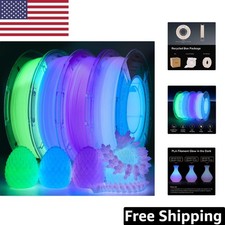 Multicolor Glow PLA Filament 1.75mm - 5m Educational 3D Printing Fun for Kids picture