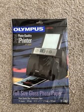 Olympus P-A4N Glossy A4 Photo Paper 25 Sheets for P-400 Dye Sublimation Printer picture