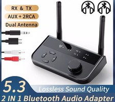 Long Range Bluetooth 5.3 Transmitter Receiver For TV Home Stereo Audio Adapter picture