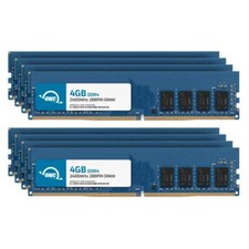 OWC 32GB (8x4GB) DDR4 2400MHz 1Rx8 Non-ECC UDIMM 288pin Memory RAM picture