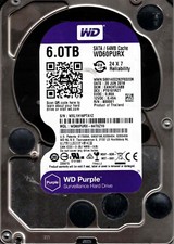 WD60PURX-64T0ZY0,  EANCKTJABB,  WESTERN DIGITAL SATA 6TB WXL1 JUN 2016 picture