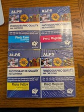 Alps MD Printer Ink Cartridge - Dye-Sub Photo 4 Pack PC, PM, PY, PO 106059-00 picture