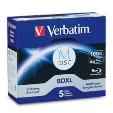 Verbatim M DISC BDXL 100GB 6X with Branded Surface Blank Blu-Ray Recordable M... picture