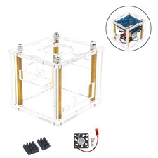 Acrylic Enclosure Clear Protective Shell Case Cooling Fan for Orange Pi Zero 3 picture
