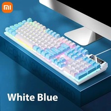 K500 Wired Keyboard 104 Keys Mechanical-Like Membrane for PC/iOS picture