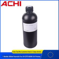 Varnish Ink Glossy Clear Coat for UV DTF /UV Printer XP600 TX800 Head 1*500ml picture