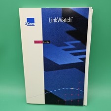 3COM LinkWatch Vintage User's Guide Software Booklet And Insert 1992 VG+ RARE picture