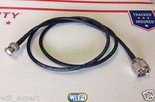 TIMES Microwave® LMR195 30 FEET RF Pigtail Cable N Male to BNC Male MADE IN USA picture