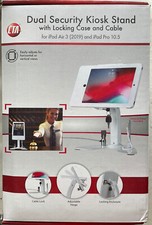 CTA Digital Dual Security Kiosk Stand with Locking Case and Cable for iPads picture