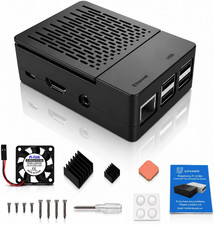 Iuniker ABS Case Compatible with Raspberry Pi 3B+ / 3B, Raspberry Pi 3 Case with picture