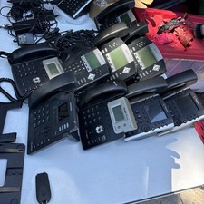 Polycom VVX 400 12-line HD VoIP Phones (8 Phone Lot) picture