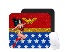 Wonder Woman Mouse Pad | Superhero Heroine Desk Mat | Custom Action Gift picture